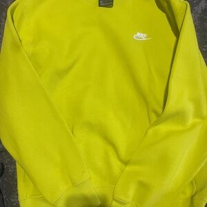 Nike Vibrant Yellow Hoodie